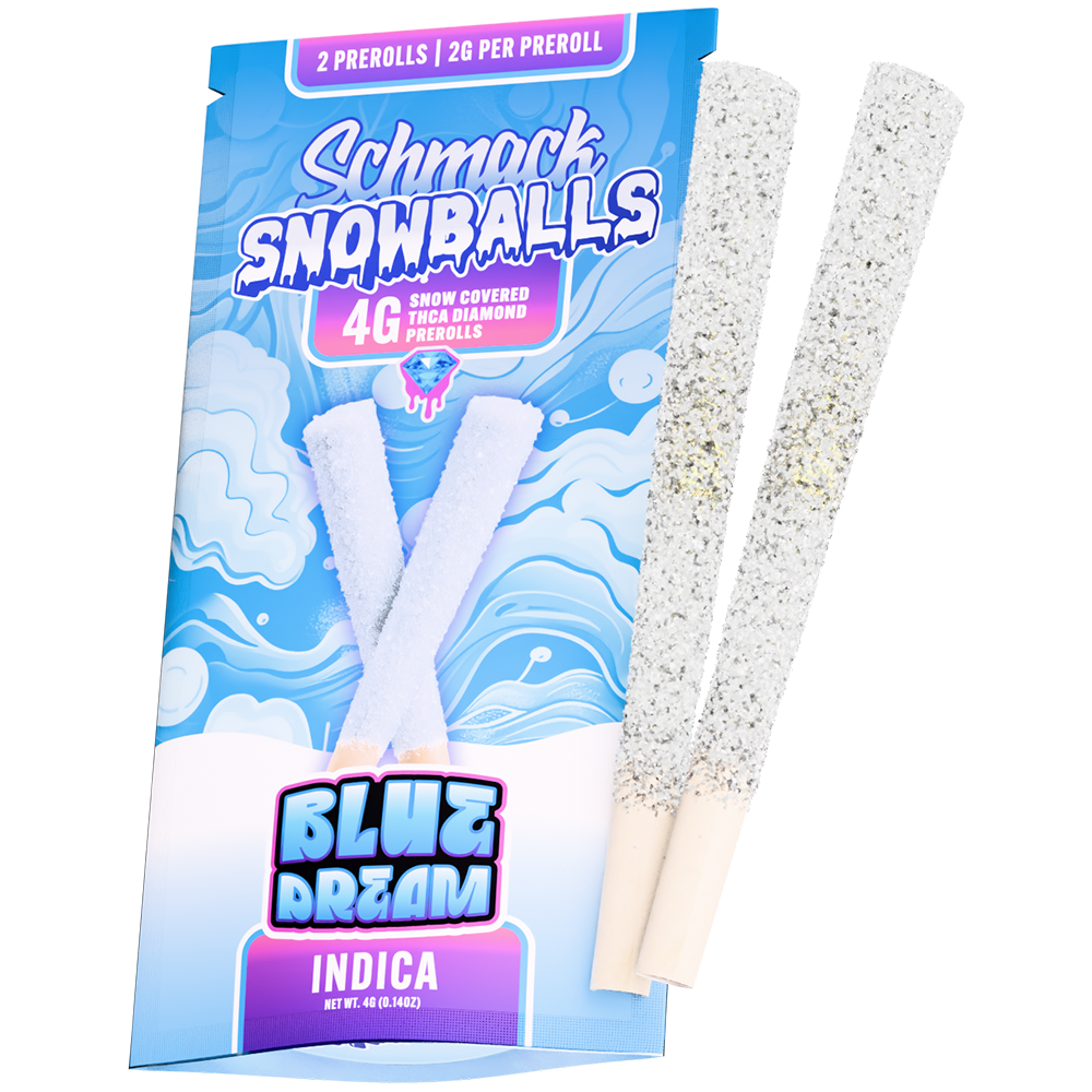 SNOWBALLS COATED 4G PREROLL | BLUE DREAM