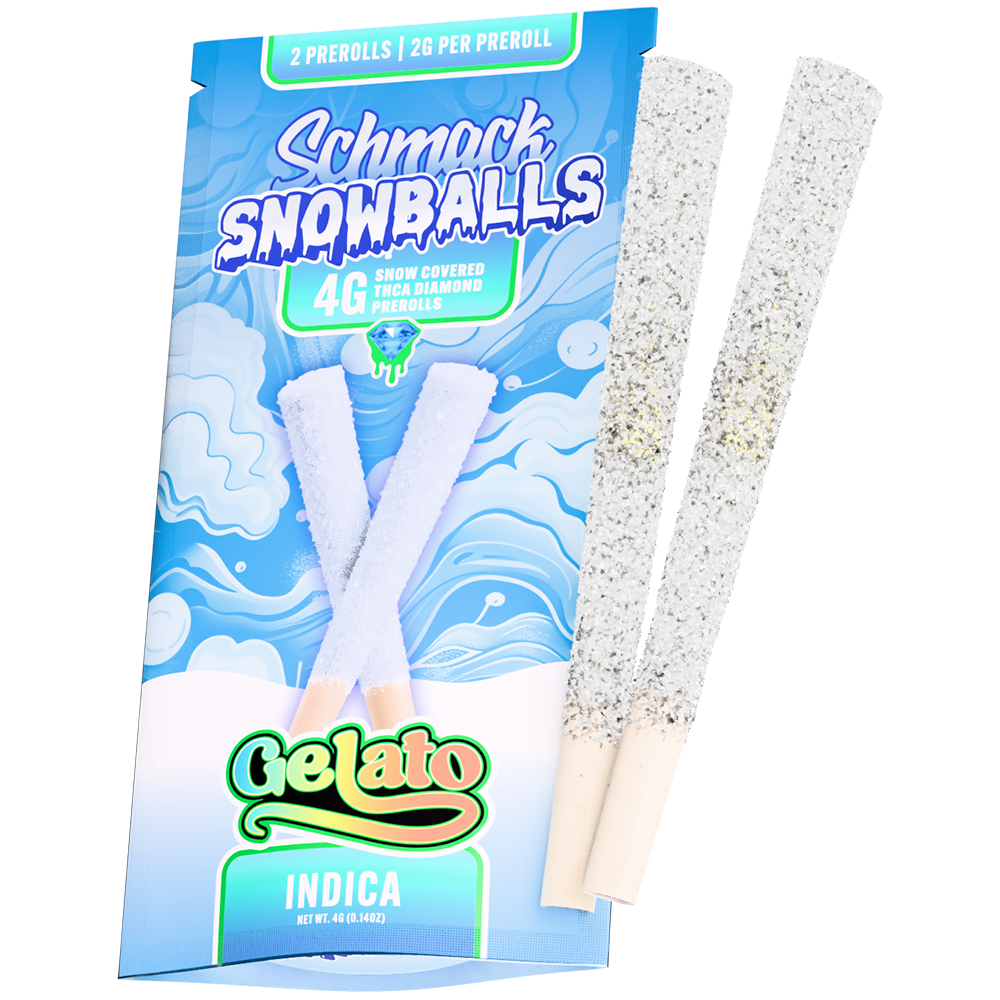 SNOWBALLS COATED 4G PREROLL | GELATO
