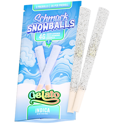 SNOWBALLS COATED 4G PREROLL | GELATO