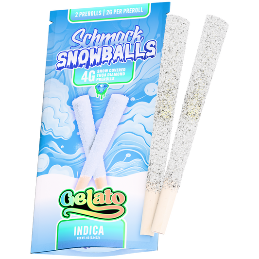 SNOWBALLS COATED 4G PREROLL | GELATO