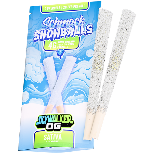 SNOWBALLS COATED 4G PREROLL | SKYWALKER OG