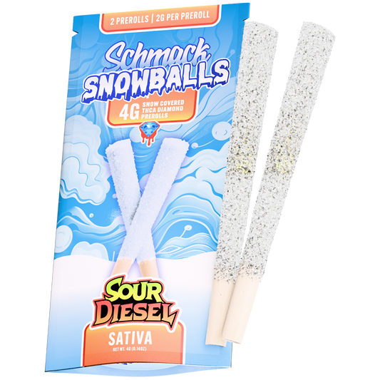 SNOWBALLS COATED 4G PREROLL | SOUR DIESEL