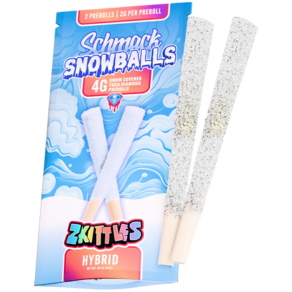 SNOWBALLS COATED 4G PREROLL | ZKITTLES