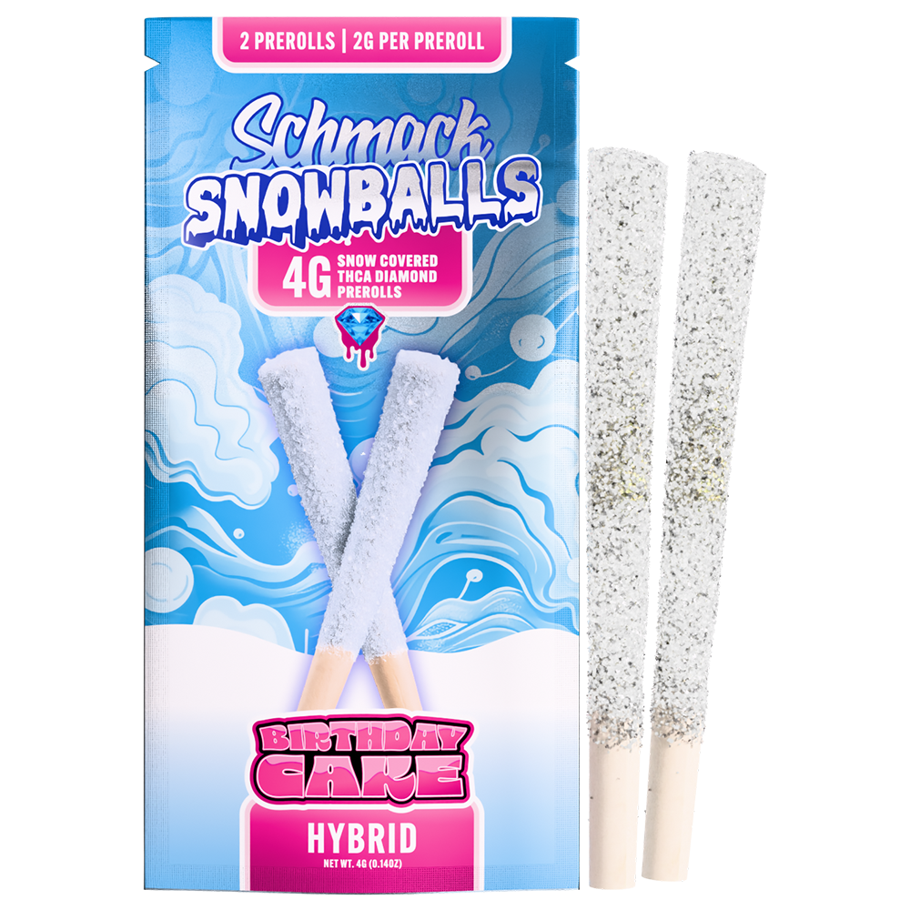 SNOWBALLS COATED 4G PREROLL | BIRTHDAY CAKE