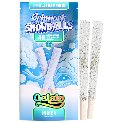 SNOWBALLS COATED 4G PREROLL | GELATO