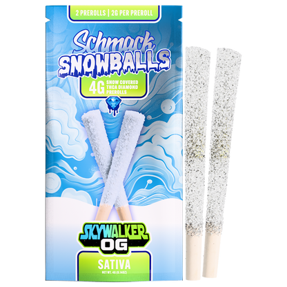 SNOWBALLS COATED 4G PREROLL | SKYWALKER OG