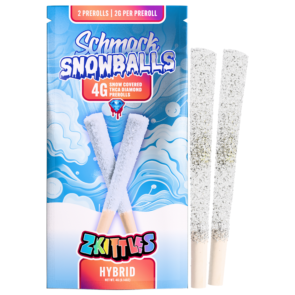 SNOWBALLS COATED 4G PREROLL | ZKITTLES