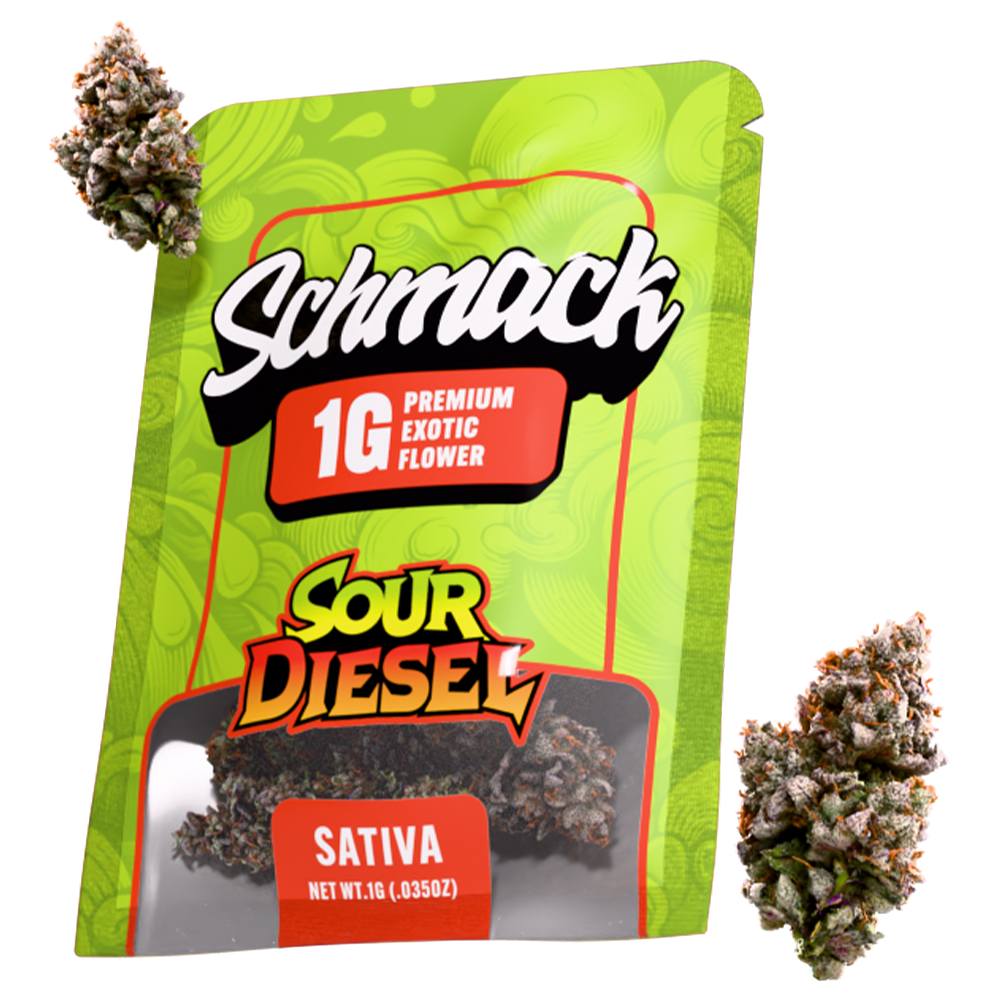 1G INFUSED THCP FLOWER | SOUR DIESEL