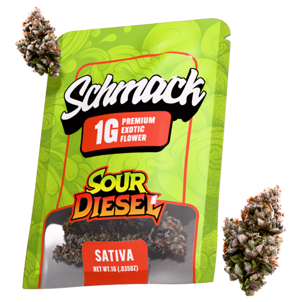 1G INFUSED THCP FLOWER | SOUR DIESEL