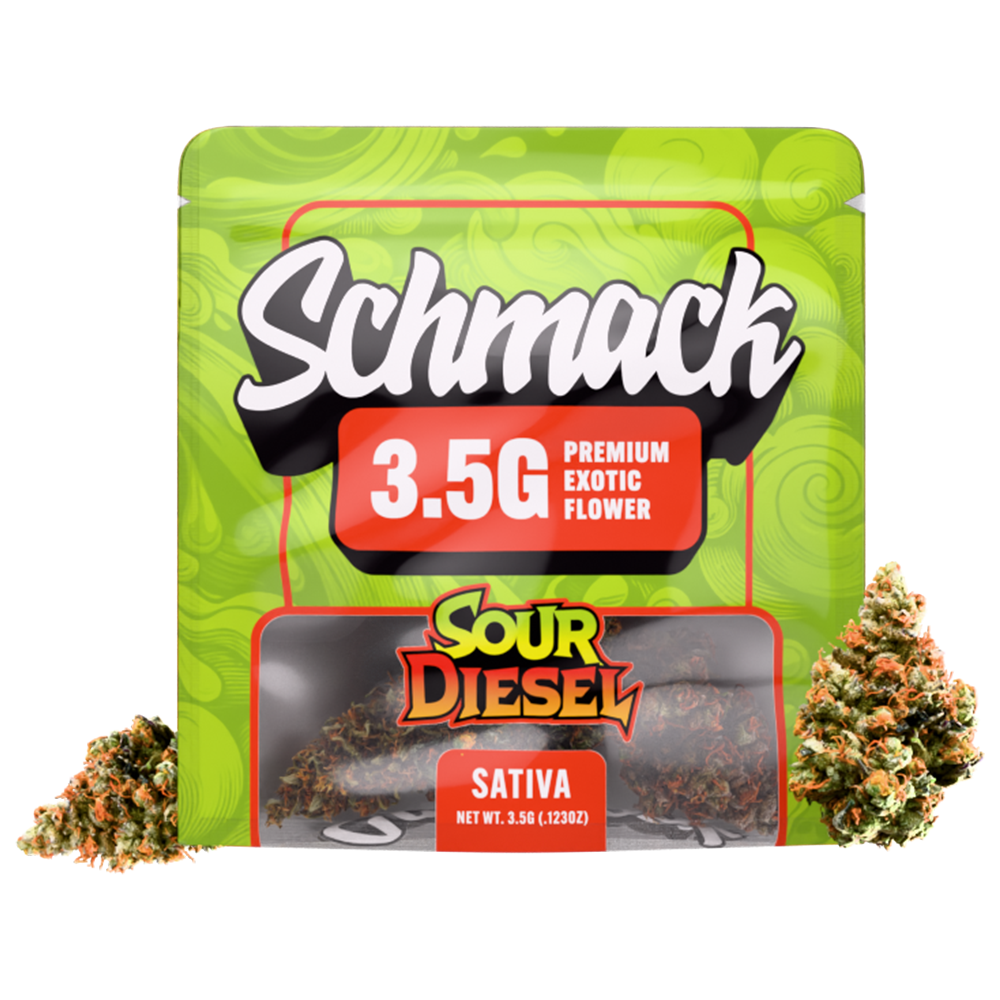 3.5G INFUSED THCP FLOWER | SOUR DIESEL