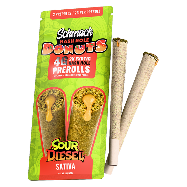 DONUTS HASH INFUSED 4G PREROLL | SOUR DIESEL