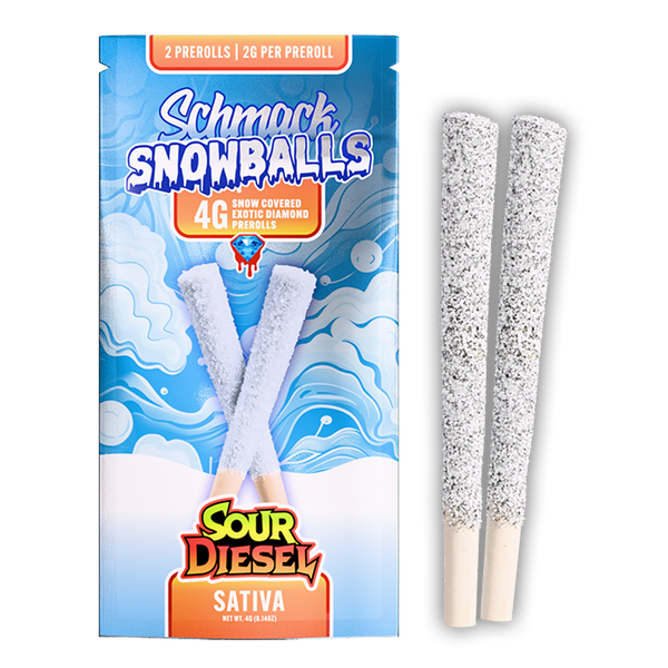 SNOWBALLS COATED 4G PREROLL | SOUR DIESEL