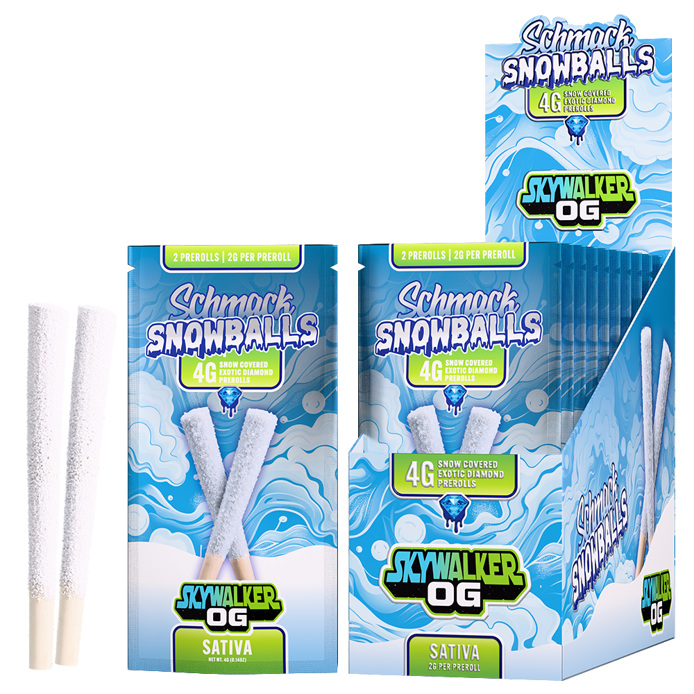 SNOWBALLS COATED 4G PREROLL | SKYWALKER OG