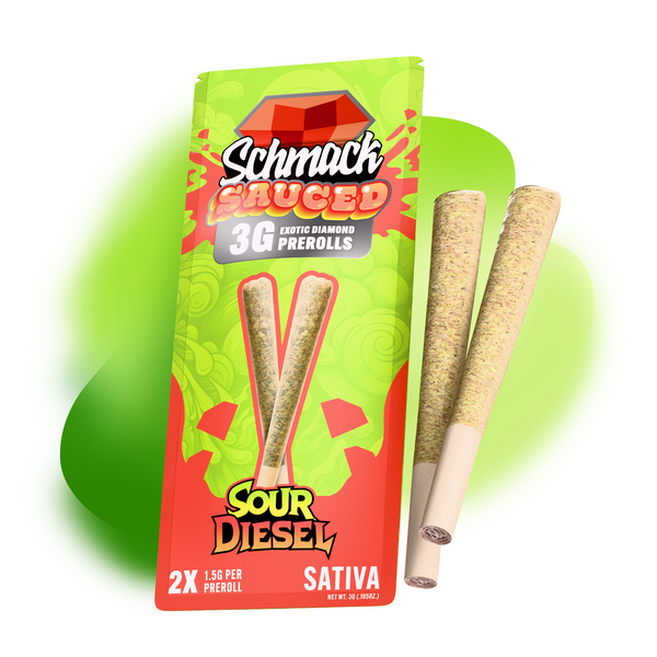 SAUCED DIAMOND 3G PREROLL | SOUR DIESEL