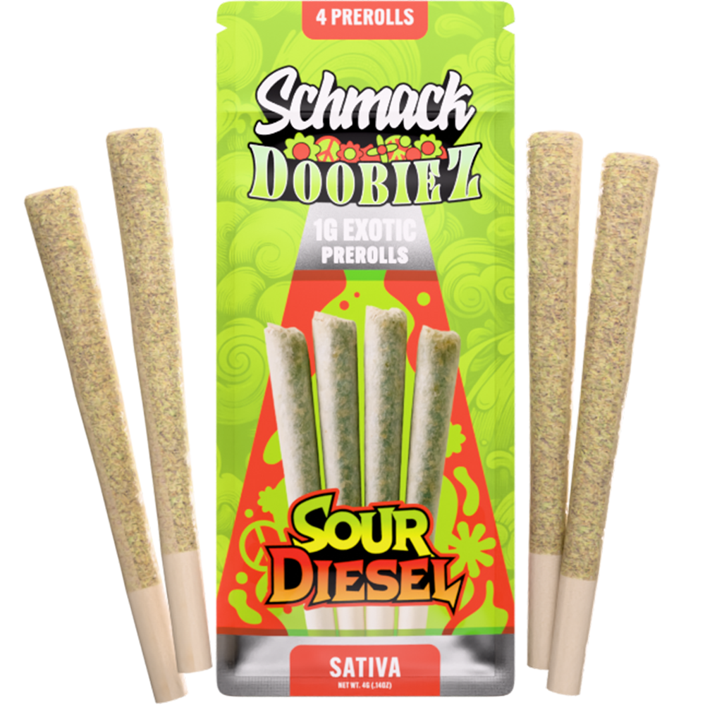 DOOBIEZ EXOTIC 4G PREROLL | SOUR DIESEL