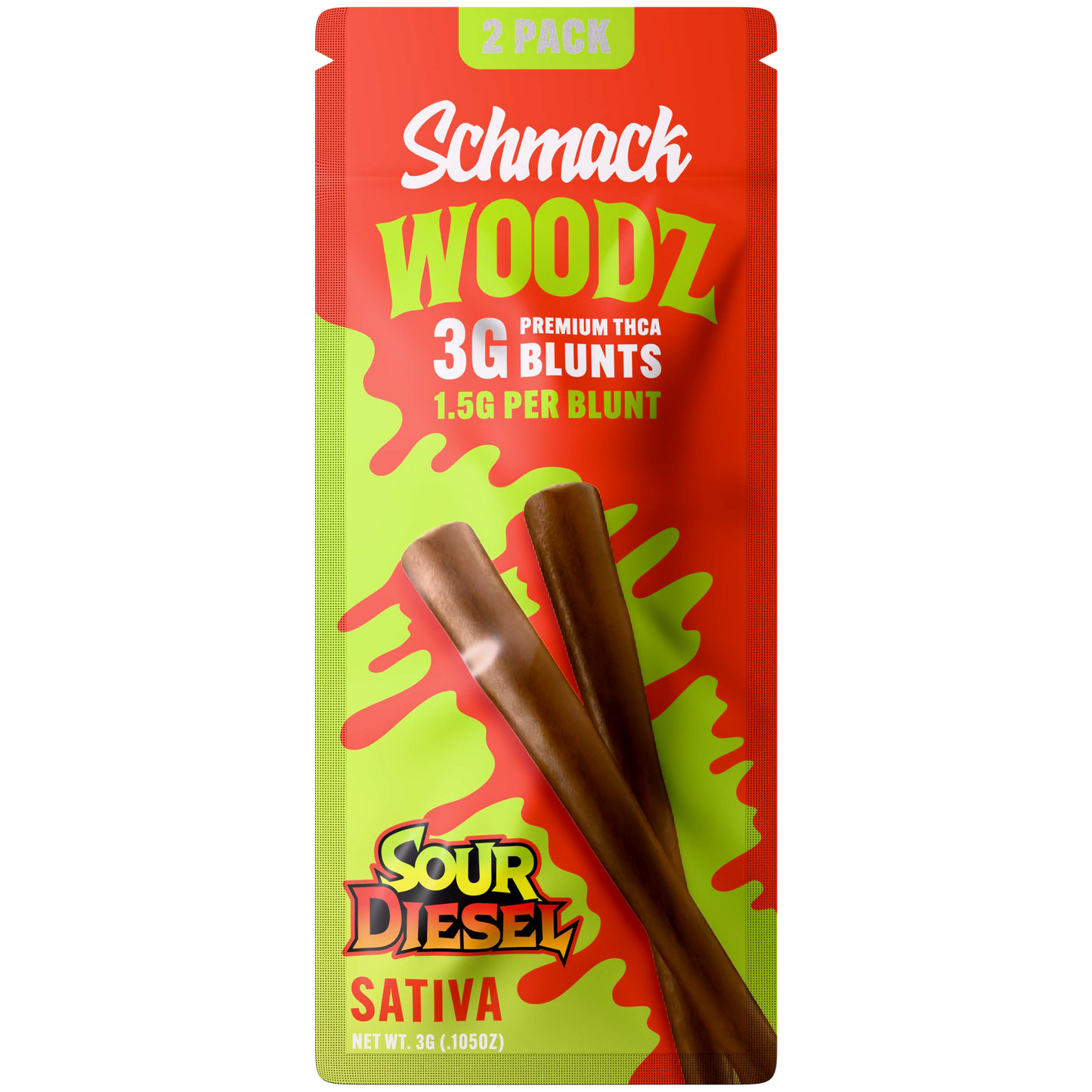 WOODZ EXOTIC 3G BLUNT | SOUR DIESEL