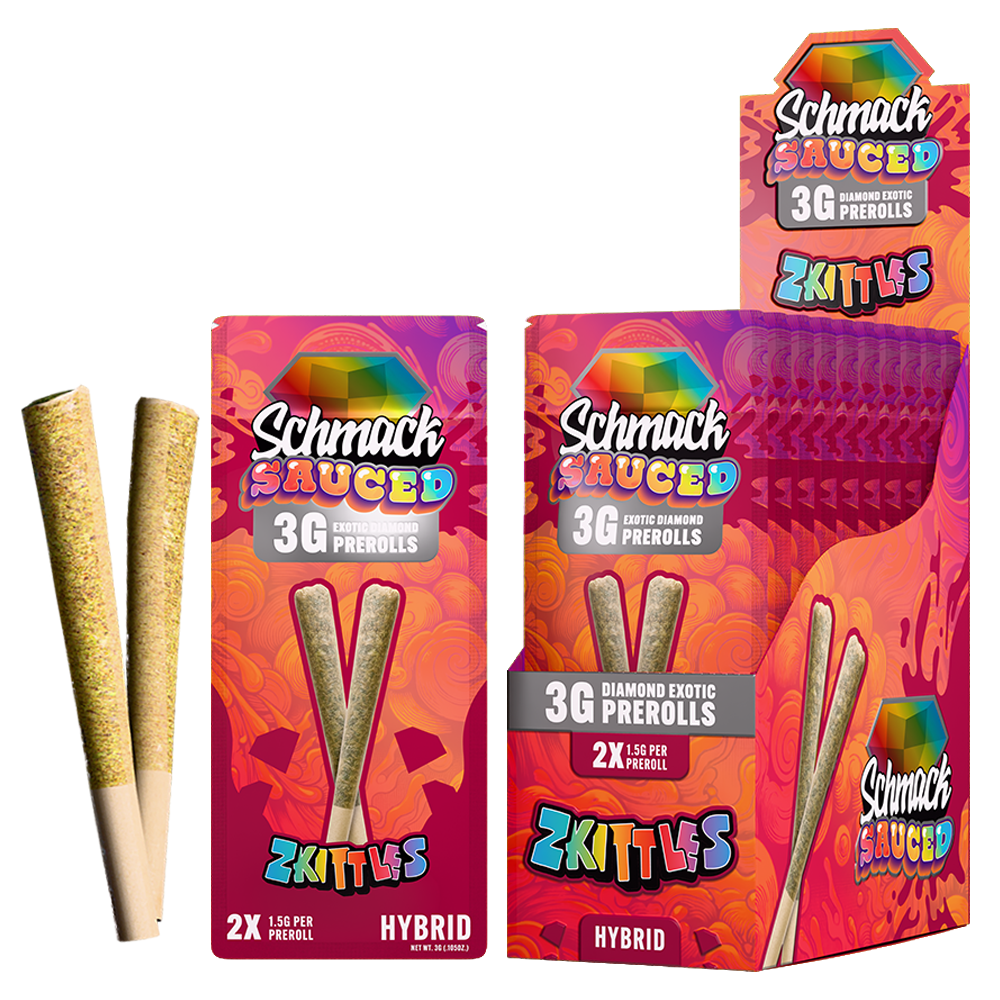 SAUCED DIAMOND 3G PREROLL | ZKITTLES