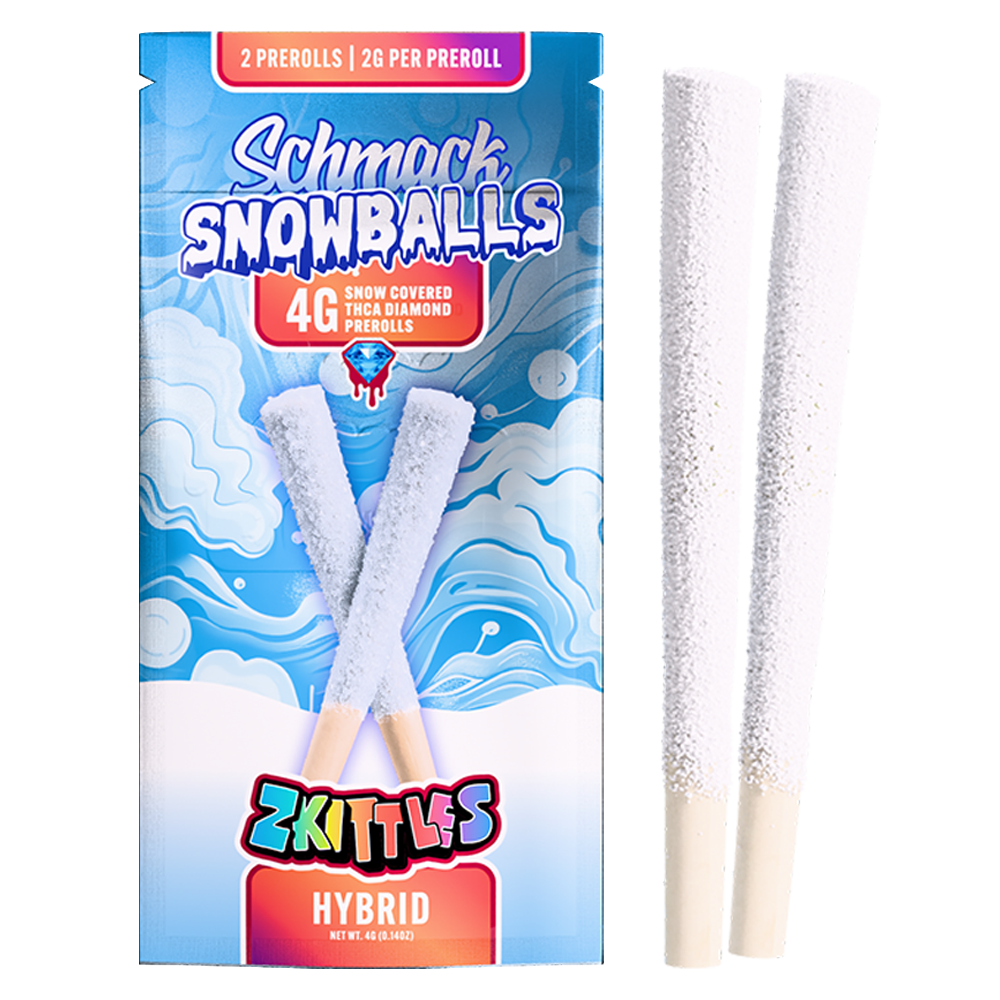 SNOWBALLS COATED 4G PREROLL | ZKITTLES