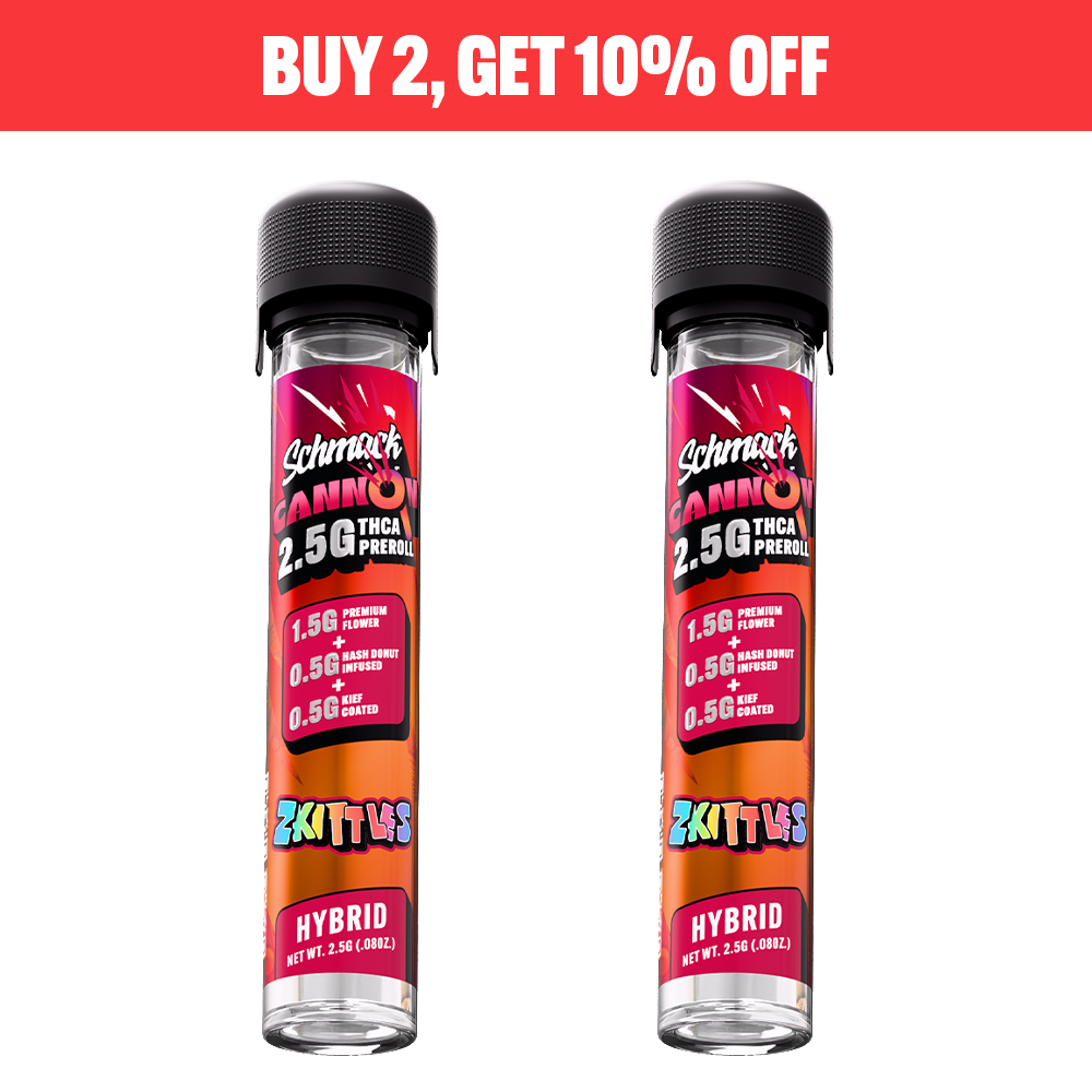 CANNON KIEF COATED & HASH INFUSED 2.5G PREROLL | ZKITTLES