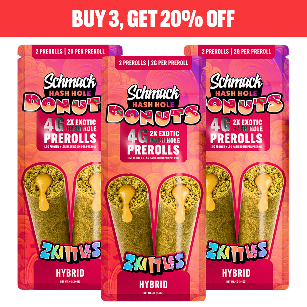 DONUTS HASH INFUSED 4G PREROLL | ZKITTLES