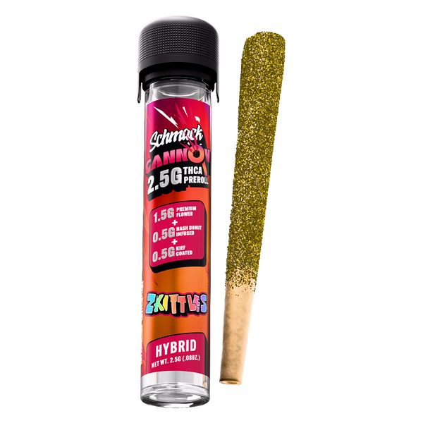 CANNON KIEF COATED & HASH INFUSED 2.5G PREROLL | ZKITTLES