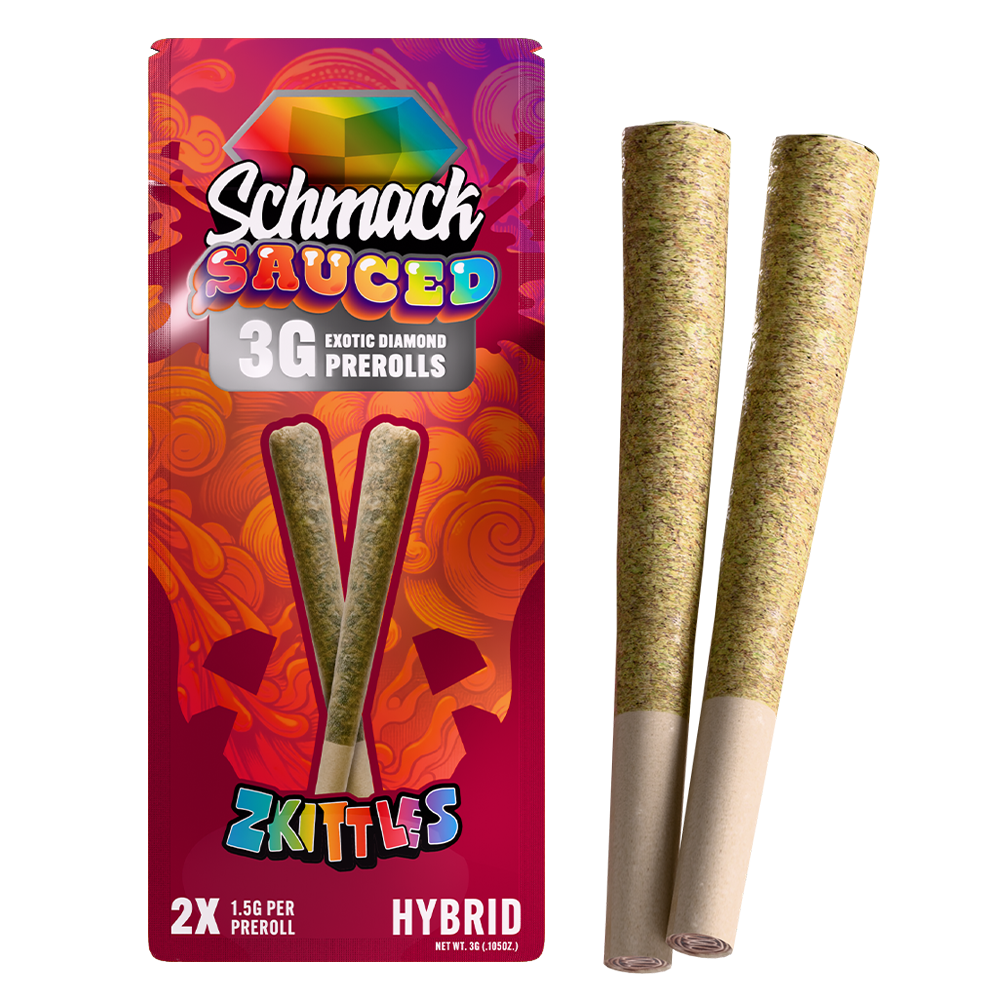 SAUCED DIAMOND 3G PREROLL | ZKITTLES