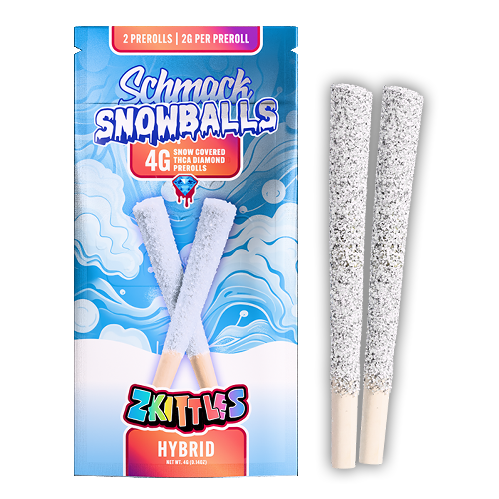 SNOWBALLS COATED 4G PREROLL | ZKITTLES
