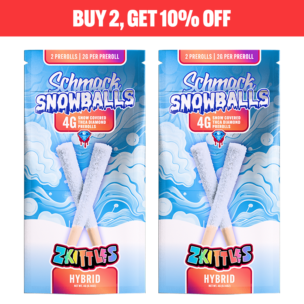 SNOWBALLS COATED 4G PREROLL | ZKITTLES