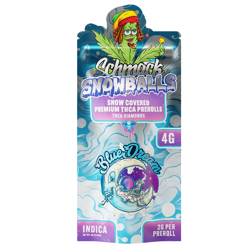 2 Pack Snow Prerolls | Blue Dream - Indica