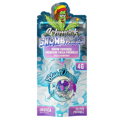 2 Pack Snow Prerolls | Blue Dream - Indica