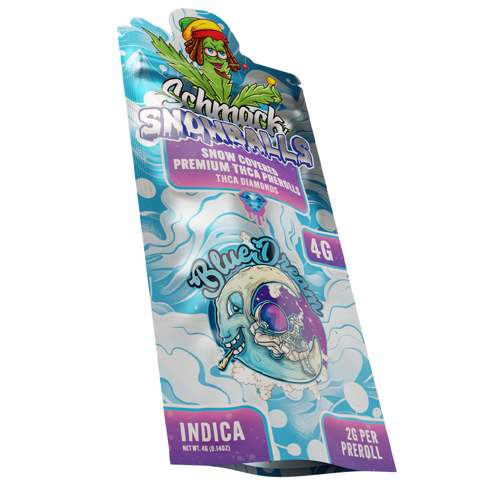 2 Pack Snow Prerolls | Blue Dream - Indica