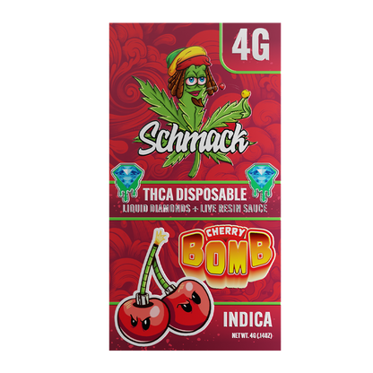 4 Gram Liquid Diamond THCa Disposable | Cherry Bomb - Indica