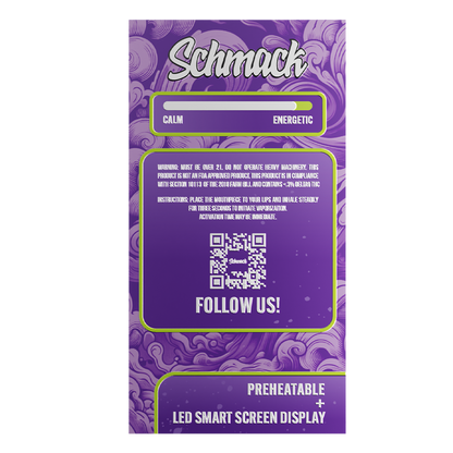 Schmack THCa 4 Gram Disposable | Grape Blast