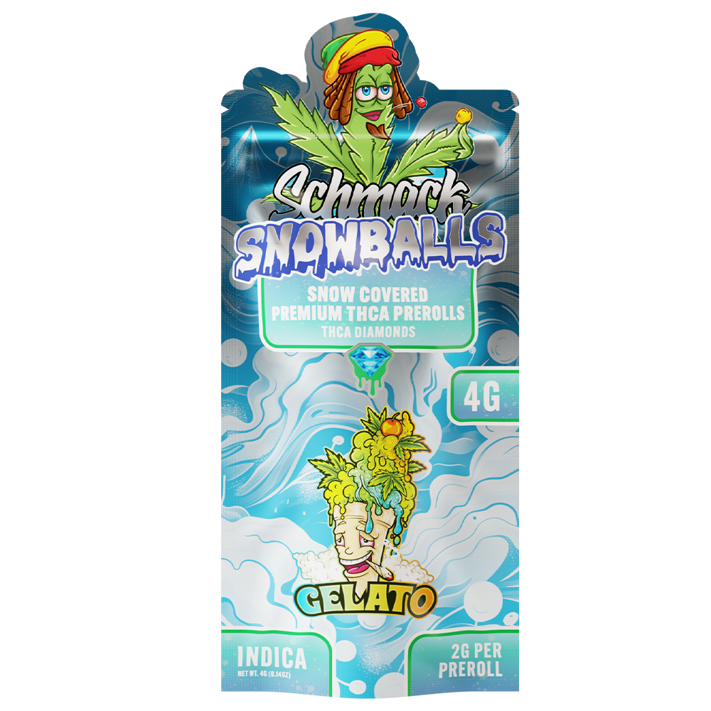 2 Pack Snow Prerolls | Gelato - Indica