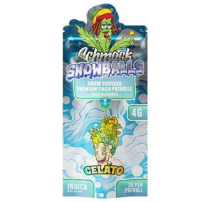 2 Pack Snow Prerolls | Gelato - Indica