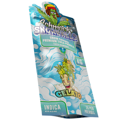 2 Pack Snow Prerolls | Gelato - Indica