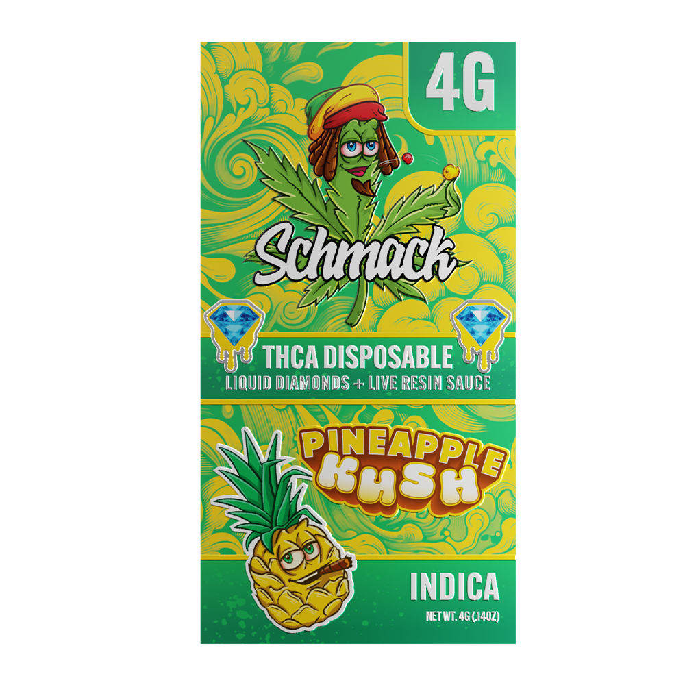 4 Gram Liquid Diamond THCa Disposable | Pineapple Kush - Indica