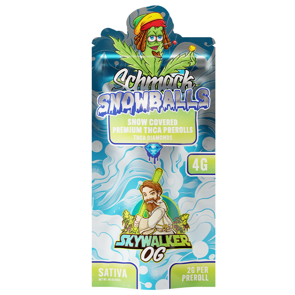 2 Pack Snow Prerolls | Skywalker OG - Sativa