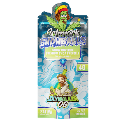 2 Pack Snow Prerolls | Skywalker OG - Sativa