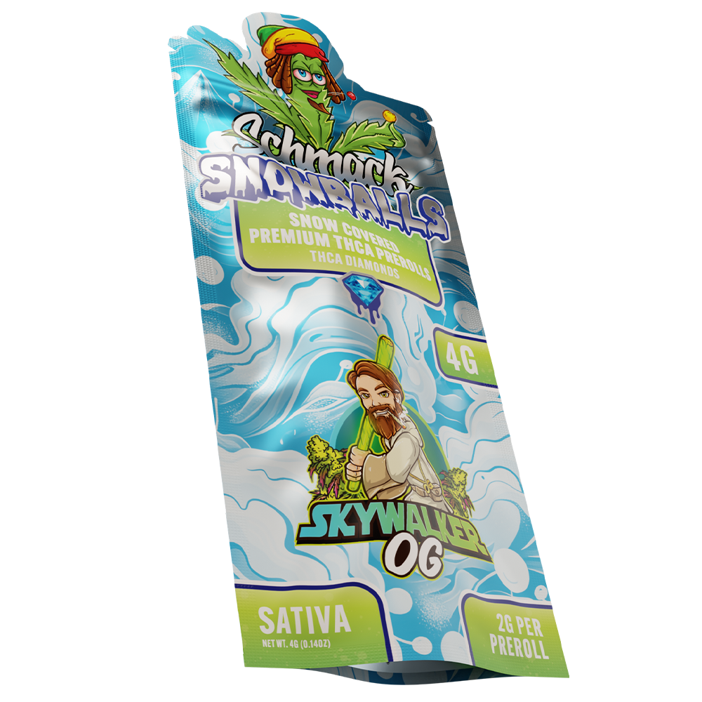 2 Pack Snow Prerolls | Skywalker OG - Sativa