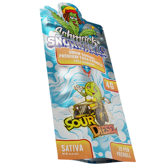 2 Pack Snow Prerolls | Sour Diesel - Sativa