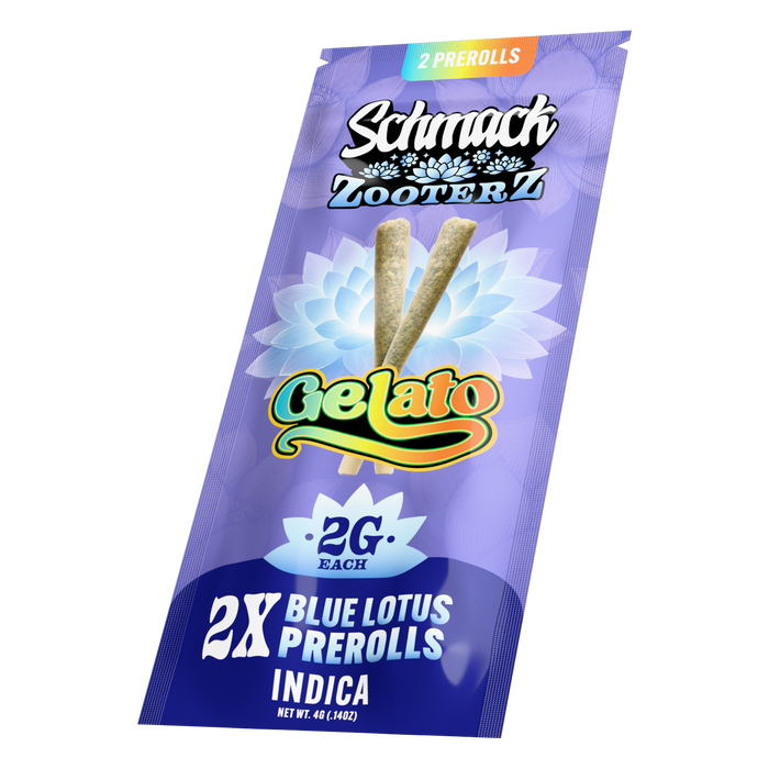 ZOOTERZ 4G BLUE LOTUS PREROLLS 2PK